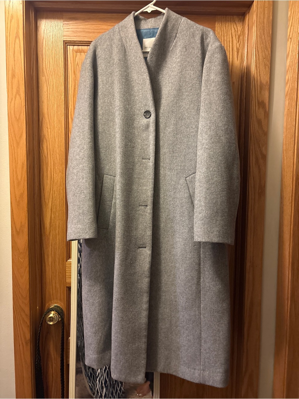 Like new Avec les filles  Long Gray Wool Coat